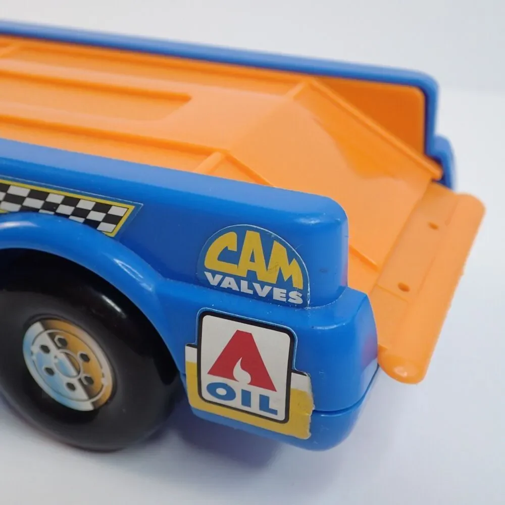 Shelcore Light N Chunky Racing Rig Truck & Trailer with Sound Vintage 1998
